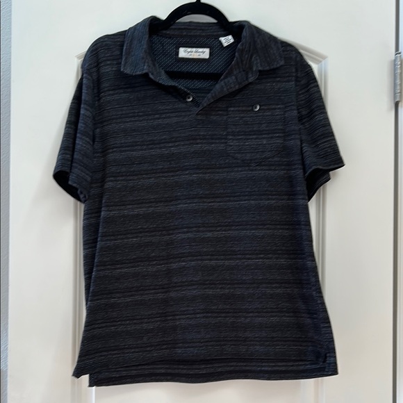 English Laundry collared knit one button short sleeve. Size L. EUC - Picture 1 of 9
